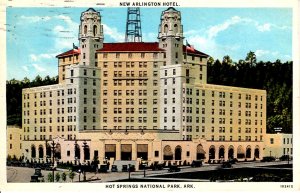 Hot Springs, Arkansas - The New Arlington Hotel in Hot Springs Natl Park - 1925