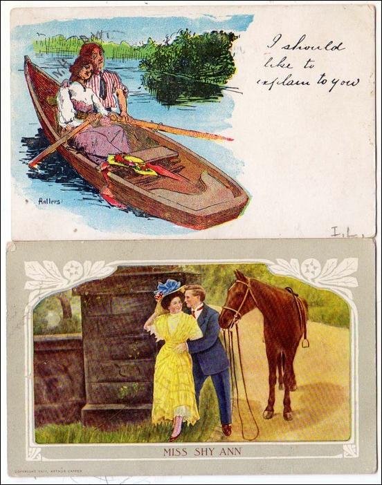 2 - Humour Cards with Lovers