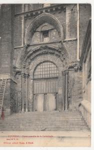 BF17108 tournai porte de la catehdrale belgium front/back image