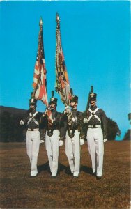 Postcard USA New York West point color guard
