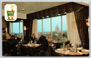 Interior~Jefferson City Missouri~Holiday Inn Downtown Scene~Vintage Postcard