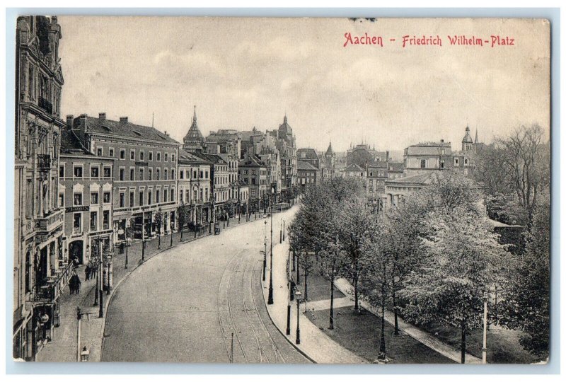 1907 Friedrich Wilhelm Square Aachen North Rhine-Westphalia Germany Postcard
