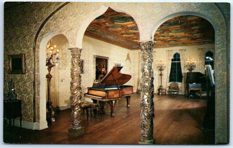 Postcard - Ballroom, Ringling Residence - Sarasota, Florida