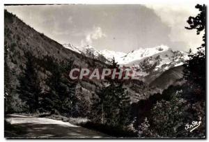 Old Postcard The Beautiful French Alps Environs of Allevard Found Route Bains...