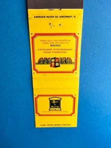 Matchbook Cover Beef 'n Boards Dinner Theatre Simpsonville, Kentucky MB155