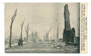 MA - Chelsea. Fire Ruins Apr 12, 1908.Chestnut St, Universalist Church 