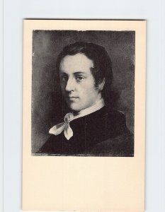 Postcard Henry W. Longfellow By Rembrandt Peale, Detroit Institute Of Arts, MI