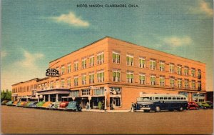 Linen Postcard Hotel Mason in Claremore, Oklahoma