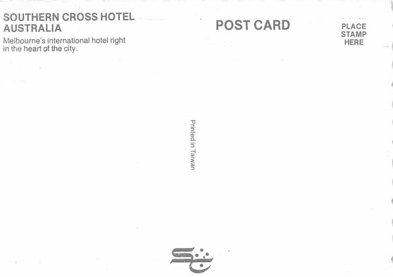 Melbourne Australia 1960-70s Postcard Southern Cross Hotel