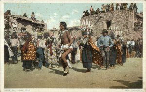 Hopi Indians Harvest Dance c1910 Detroit Publishing Postcard