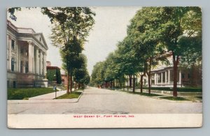 West Berry St., Fort Wayne, Indiana Postcard 