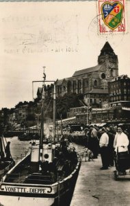 France Le Treport Seine Maritime Vintage RPPC 08.86