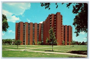 The Towers Dormitories University Of Oklahoma Panoramic View Norman OK Postcard 