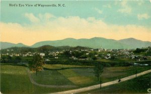 Birdseye View Waynesville North Carolina C-1910 Postcard Brown Book 20-3178