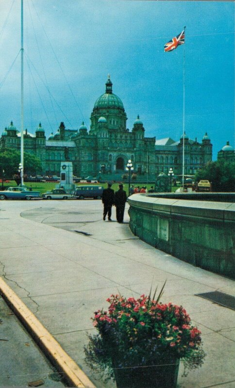 Canada Provincial Parliament Buildings Victoria British Columbia Postcard 08.09