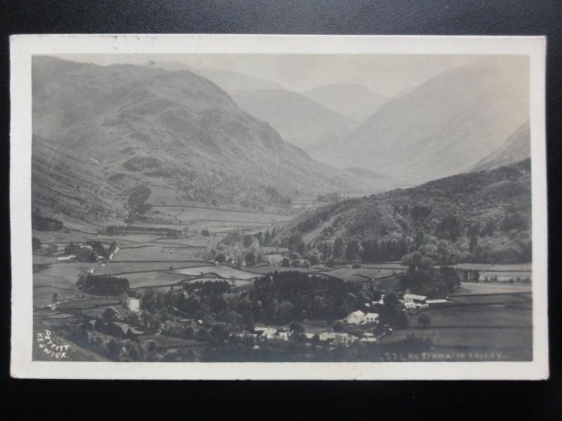 Cumbria: ROSTHWAITE VALLEY - RP Old Postcard - Pub by Pettitt's