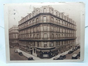 Le Grand Nouvel Hotel 11 Rue Grolée Lyon France Vintage Postcard 1939