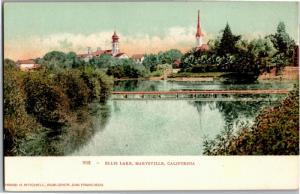 Ellis Lake, Marysville CA Undivided Back Vintage Postcard N26