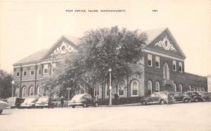 SALEM MASSACHUSETTS U S POST OFFICE~PHOTO POSTCARD 1930-40s