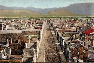 Italy Pompei General View