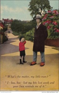 Bamforth Humour Old Man and Boy What's The Matter My Little Man 1921