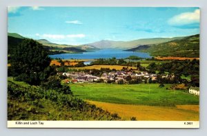 Killin Loch Tay Mountains Postcard UNP VTG Unused Vintage Chrome 