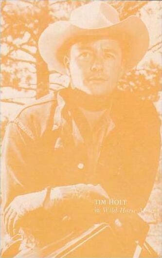 Cowboy Actor Tim Holt Vintage Arcade Card