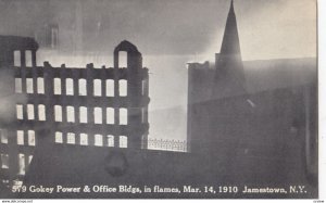 JAMESTOWN , New York , 1910 ; Fire scene, Power & Office Buildings