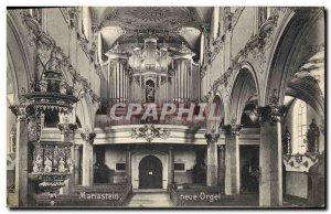 Old Postcard Organ Mariastein neue Orgel