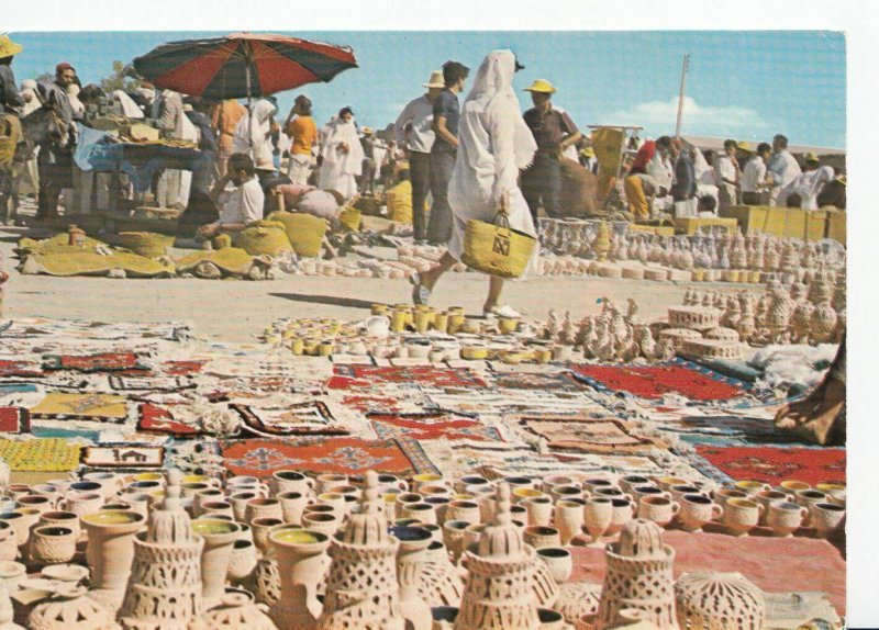 Tunisia Postcard - Nabeul - Market Day   F980 