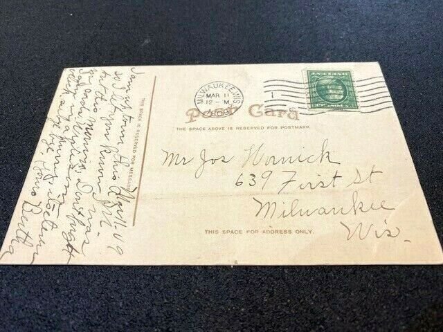 Postcard 1909 US REVENUE CUTTER TUSCARORA, Milwaukee WI, pub. Kropp 4210