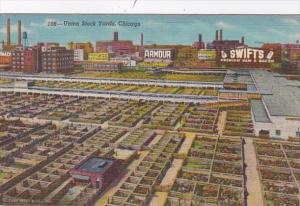 Illinois Chicago Union Stock Yards Cattle Pens 1945 Curteich