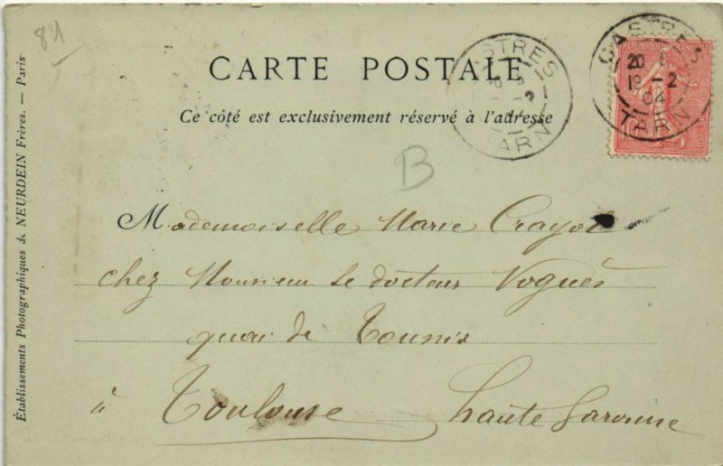 CPA CASTRES Vue prise de la Chaussee (1087507)