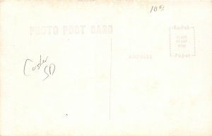 G57/ Custer South Dakota Postcard RPPC c50s Fly Speck Billie Trading Post