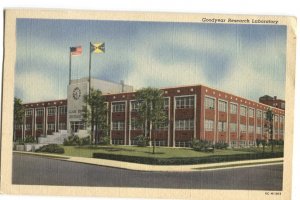 Postcard Goodyear Research Laboratory Akron OH 1955