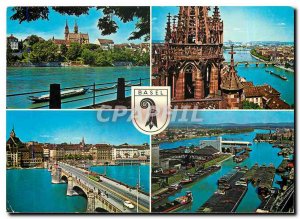 Modern Postcard Gruss aus Basel