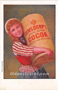 Bensdorp's Royal Dutch Cocoa Advertising Unused 