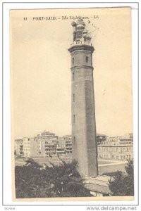 The Lighthouse, Port Said, Egypt, Africa, 1900-1910s