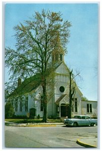 c1960 Union Methodist Church Chapel Exterior Road Bridgeville Delaware Postcard