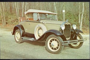 Classic Car Postcard 1931 FORD Deluxe Roadster Model A