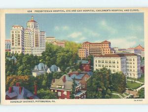 Linen HOSPITAL SCENE Pittsburgh Pennsylvania PA hs0348