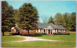 Forsyth Georgia 1972 Postcard President's Home Tift College