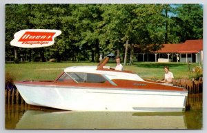 Boats Owens Flagships Cruisers Advertising Postcard B45