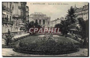 Postcard Old Square Montpellier Guard Palavas