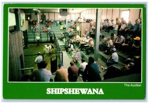 Weekly Livestock Auction At Shipshewana Indiana IN Unposted Vintage Postcard