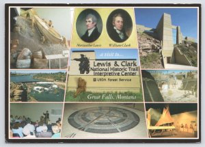 State View~Great Falls MT~Lewis & Clark Interpretive Ctr~Multi-Vw~Continental PC