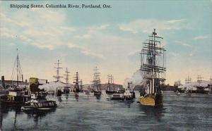 Shipping Scene Columbia River Portland Oregon