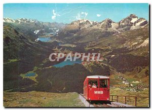 Modern Postcard Blick auf Oberengadiner Seen