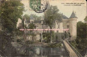 Vallee de la Loue Old Postcard Château de Cléron