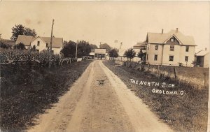 DC1/ Okolona Ohio RPPC Postcard c1910 Henry County North Homes  14